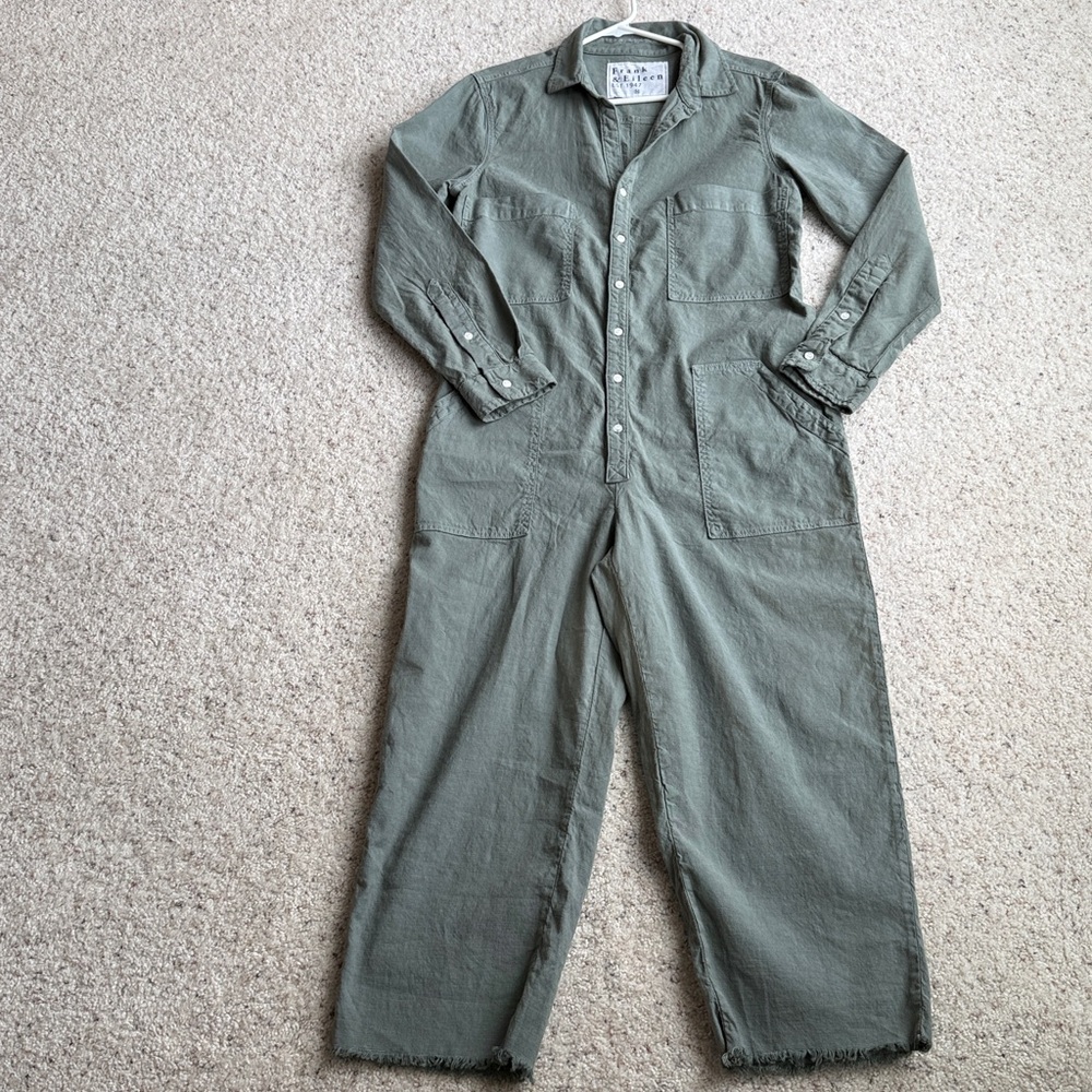 FRANK & EILEEN Northern Ireland Jumpsuit Sage - Picture 5 of 14